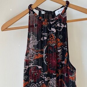 A.L.C. Multicolor Patterned Maxi Dress